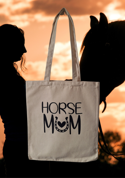 Torba bawełniana jeździecka Horse Mum.png