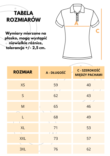 Tabela rozmiarów dla Koszulki Polo .png